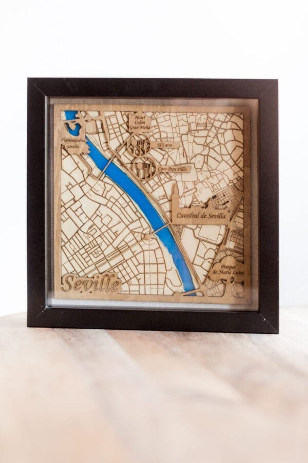 2-Layer Wood and Resin Map - Image 2